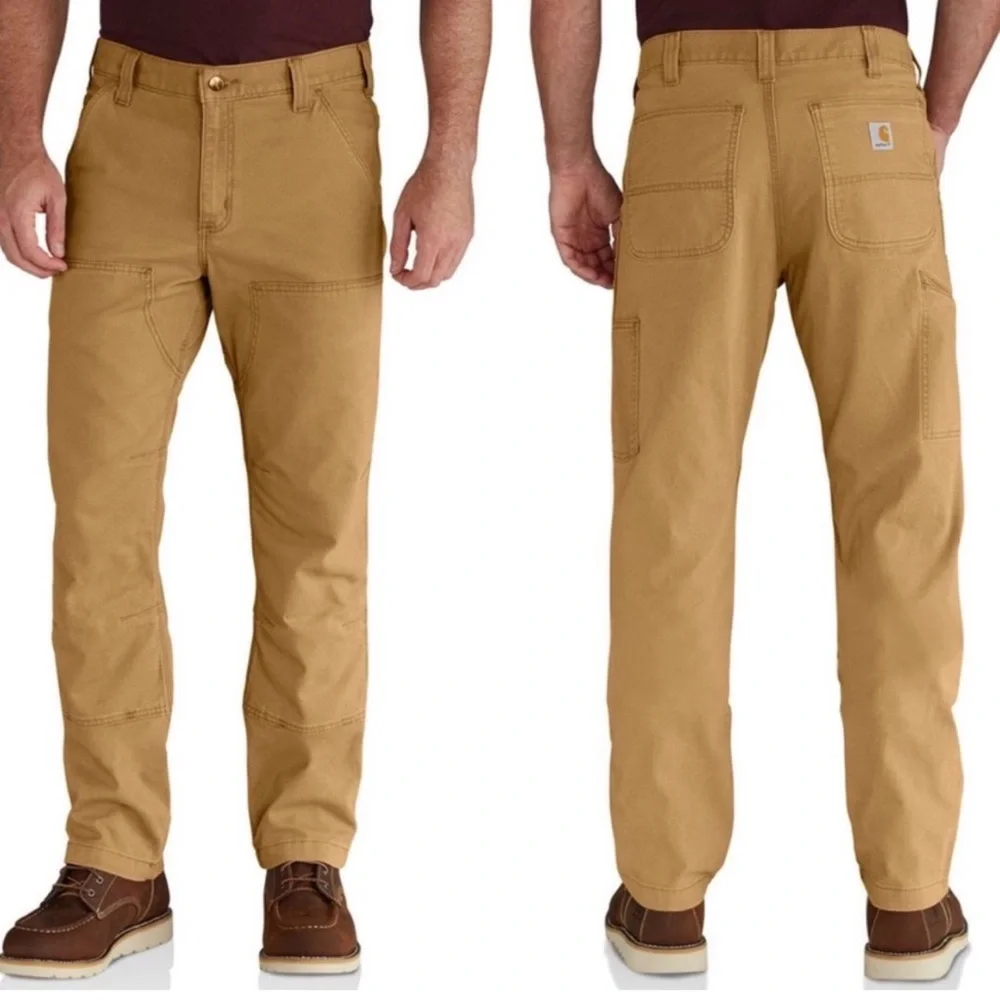 Carhartt Rugged Flex Double Front Relaxed Fit Pant in Hickory Tan | 40/32 NWT